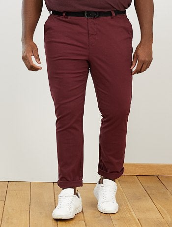 Pantalon chino + ceinture