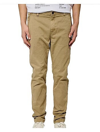 Pantalon Chino Clair Homme Kaporal Kp Baros