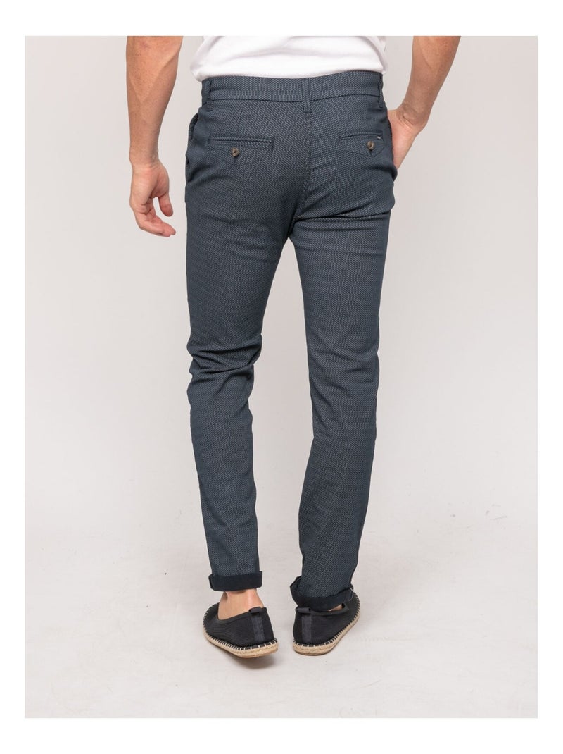 Pantalon chino CODEGA Bleu marine - Kiabi