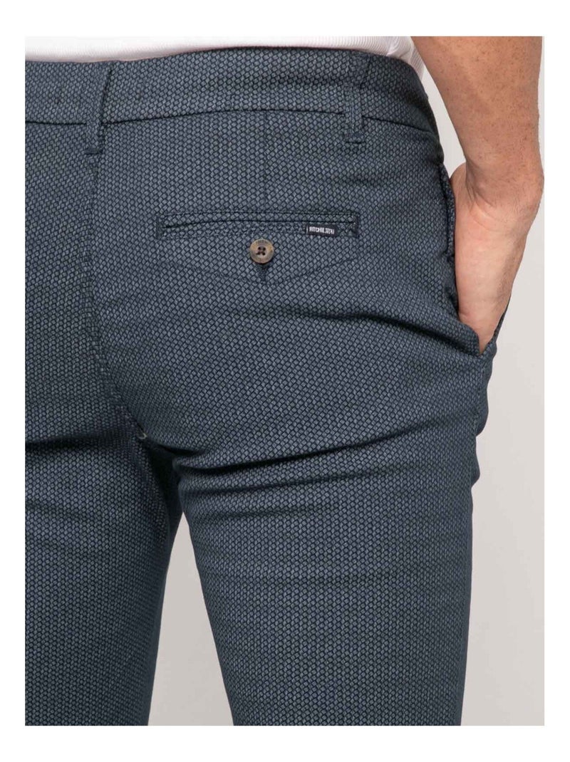Pantalon chino CODEGA Bleu marine - Kiabi