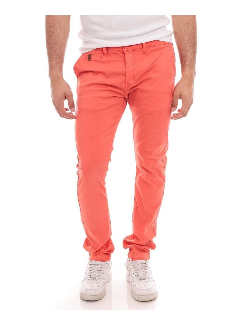 Pantalon chino COLSH Rouge clair - Kiabi