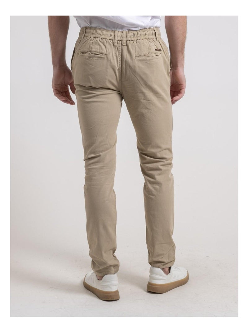 Pantalon chino CORTIN Beige - Kiabi