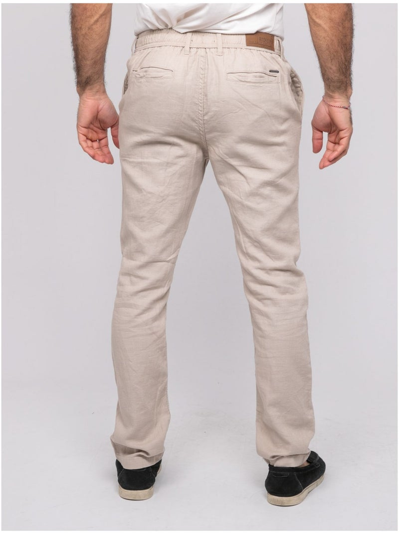 Pantalon chino cortudo Beige - Kiabi