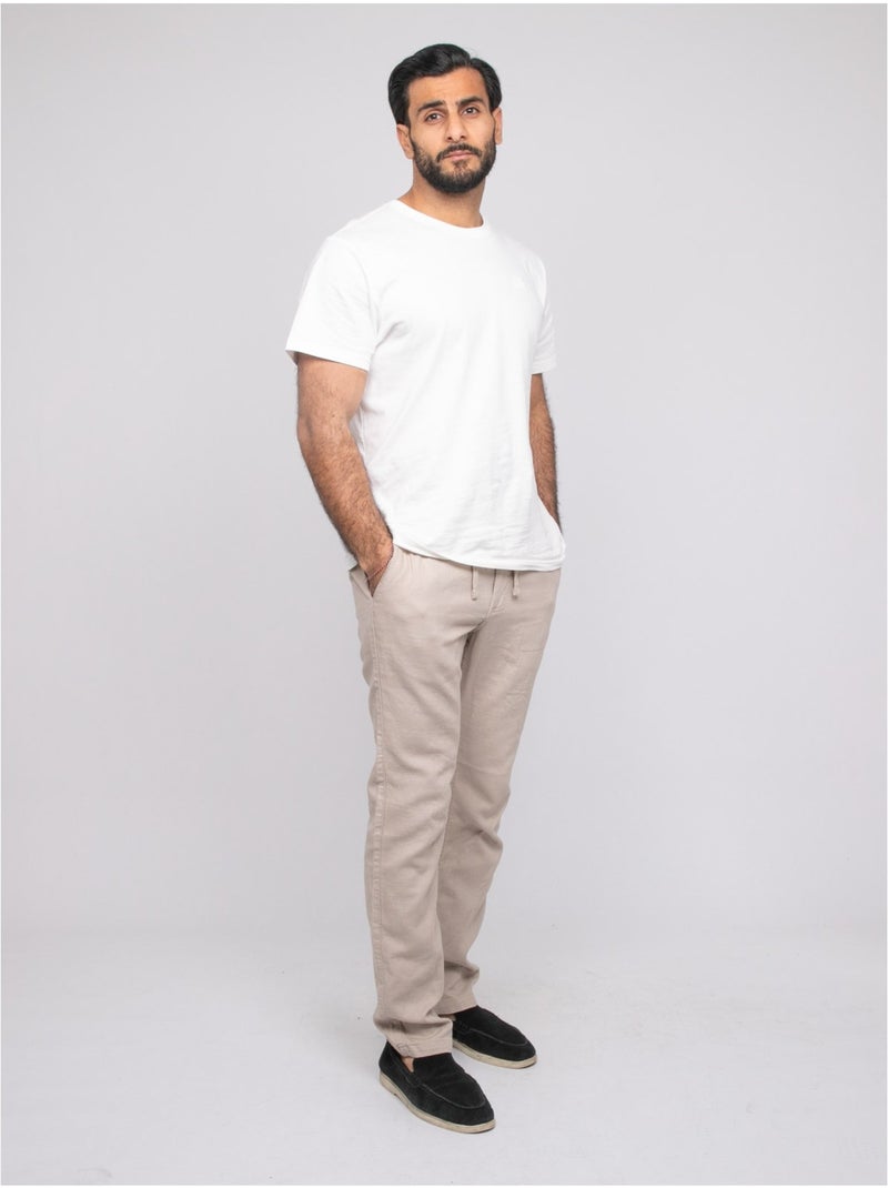 Pantalon chino cortudo Beige - Kiabi