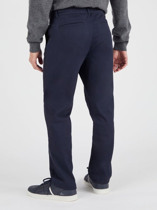 Pantalon chino coton stretch - Damart - Kiabi