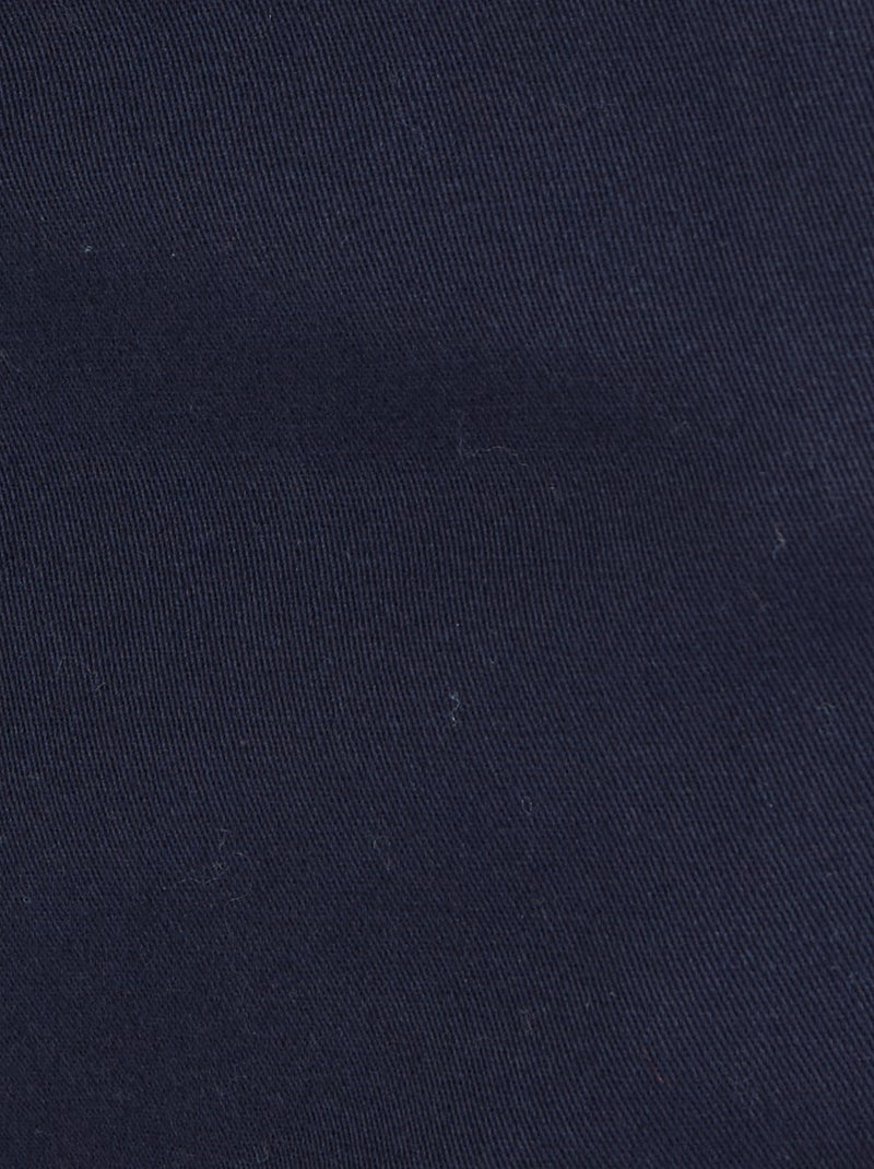 Pantalon chino coton stretch - Damart Bleu marine - Kiabi
