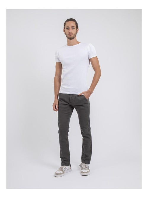 Pantalon chino coupe ajust?e VALBACOL - Kiabi