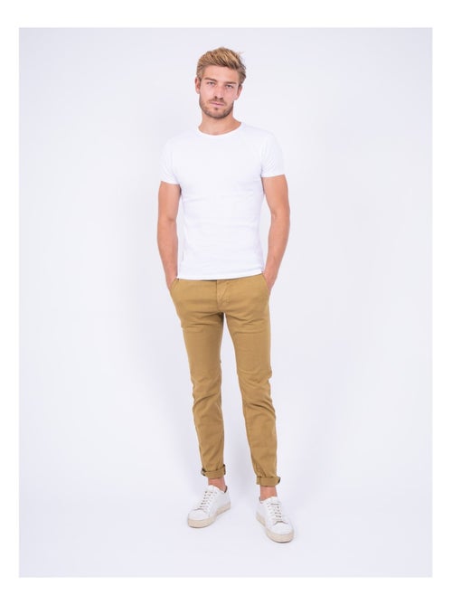 Pantalon chino coupe ajustée VAIRE - Kiabi