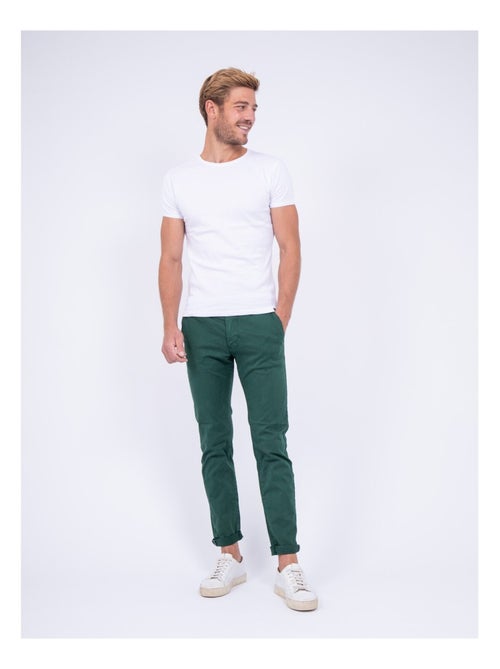 Pantalon chino coupe ajustée VAIRE - Kiabi