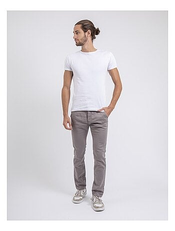 Pantalon chino coupe ajustée VALBACOL