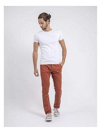 Pantalon chino coupe ajustée VALBACOL