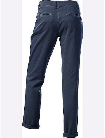 Pantalon Chino Coupe Carotte - Taille Courte - helline