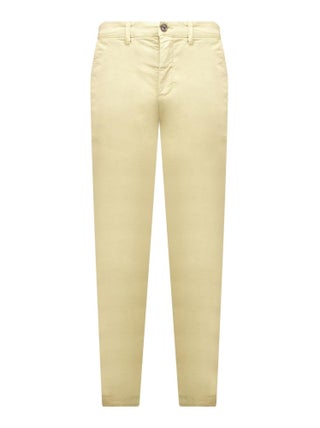 Pantalon chino, coupe slim, poches passepoilées avec boutons dans le dos 'Deeluxe'