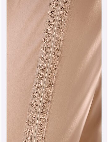 Pantalon chino coutures décoratives - taille standard - helline