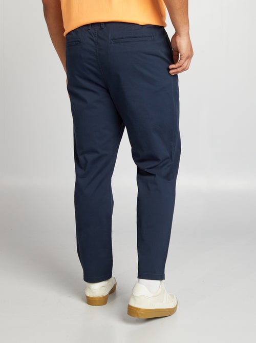 Pantalon chino droit - L30 - Kiabi