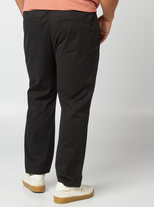 Pantalon chino droit - L30 - Kiabi