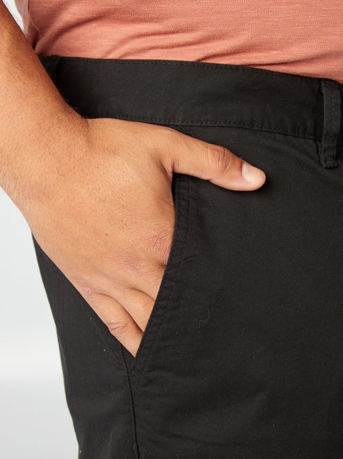 Pantalon chino droit - L30 - Kiabi