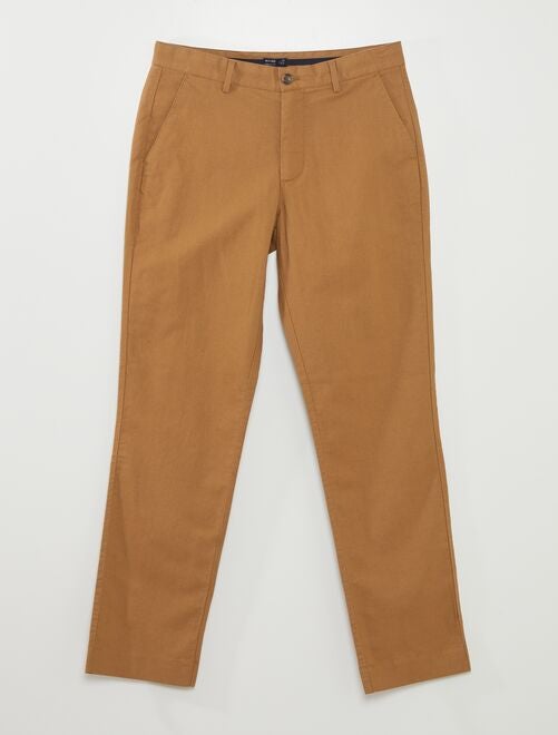 Pantalon chino droit - Kiabi