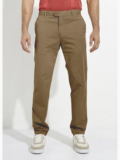 Pantalon chino droit toile coton stretch - Afibel - Kiabi Pantalon chino droit toile coton stretch - Afibel - Kiabi