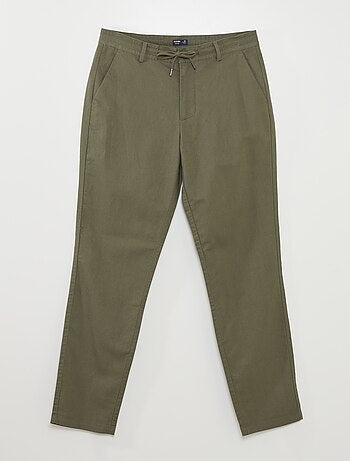 Pantalon chino droit