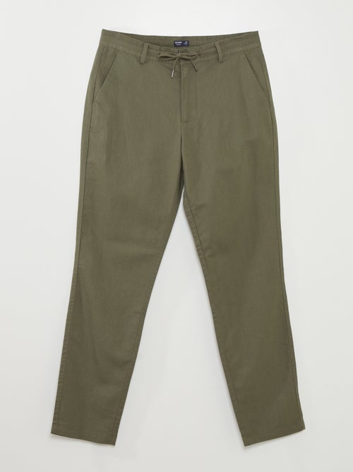 Pantalon chino droit - Kiabi