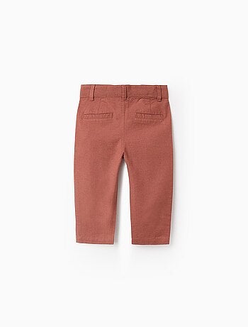 Pantalon Chino en Coton et Lin