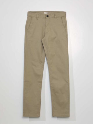 Pantalon chino en coton stretch L34