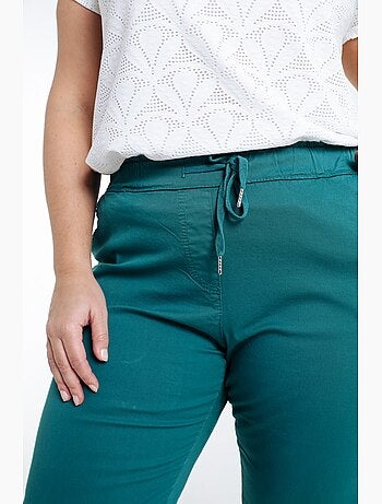 Pantalon chino en coton uni PAPRIKA