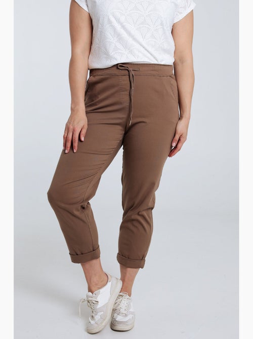 Pantalon chino en coton uni PAPRIKA - Kiabi