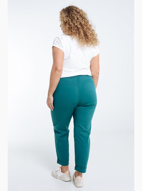 Pantalon chino en coton uni PAPRIKA - Kiabi