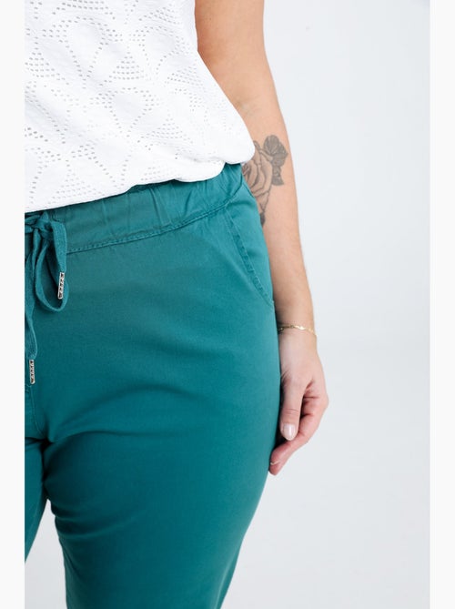 Pantalon chino en coton uni PAPRIKA - Kiabi