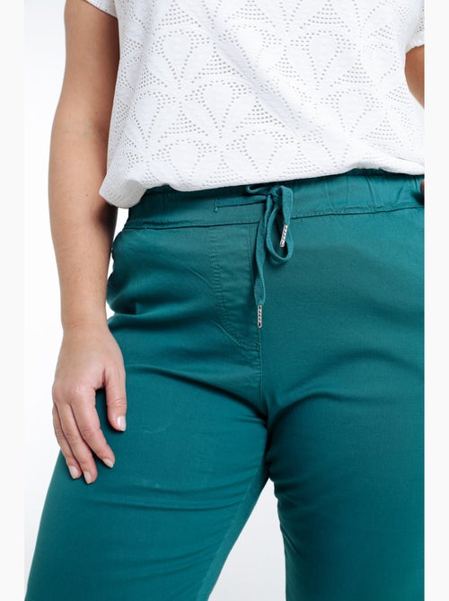 Pantalon chino en coton uni PAPRIKA - Kiabi