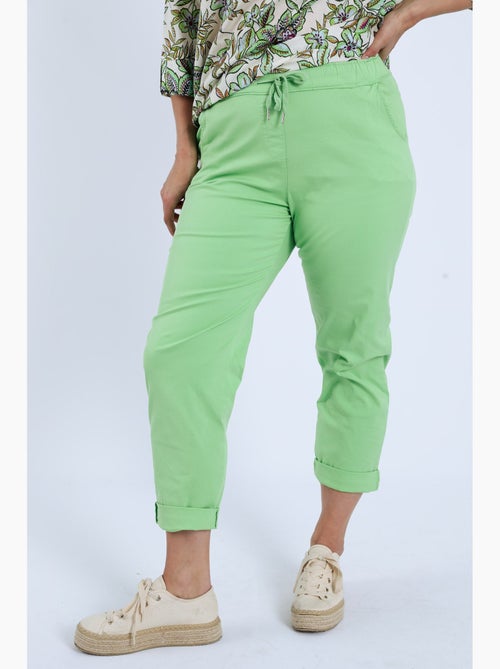 Pantalon chino en coton uni PAPRIKA - Kiabi