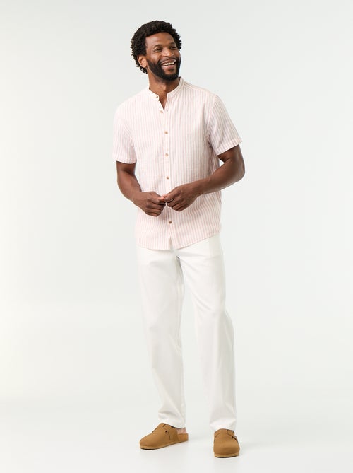 Pantalon chino en dobby - Kiabi Pantalon chino en dobby - Kiabi