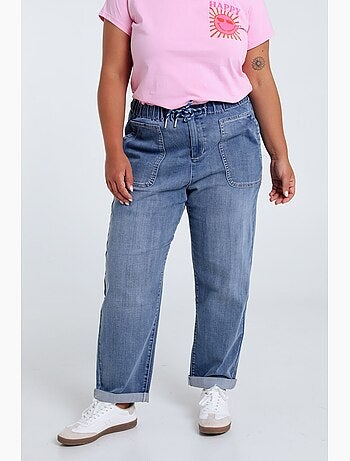 Pantalon chino en jeans PAPRIKA