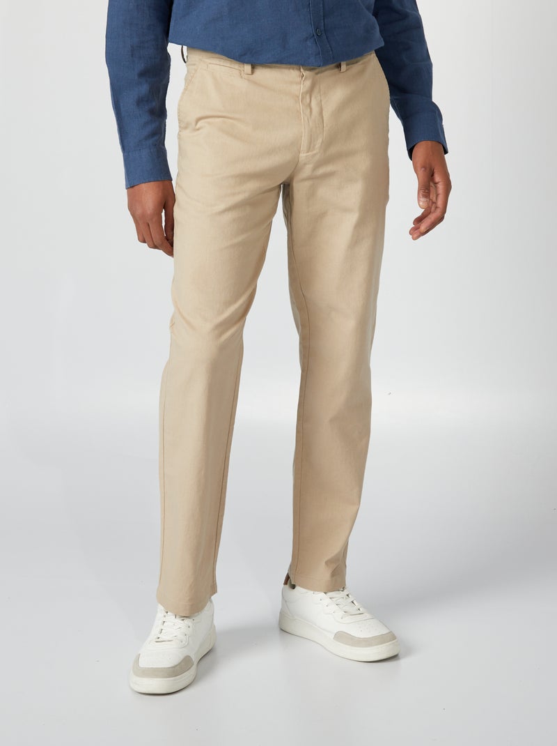 BERMUDA CHINO BAGOO garçon - Beige - 19.90