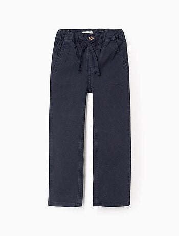 Pantalon Chino en Sergé avec Cordon