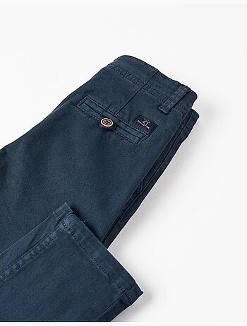 Pantalon Chino En Sergé De Coton