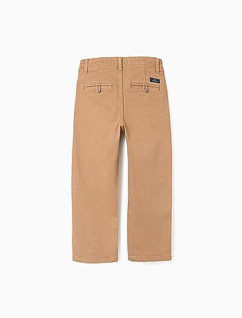 Pantalon chino en sergé de coton 'slim fit'