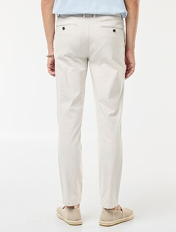 Pantalon chino en twill