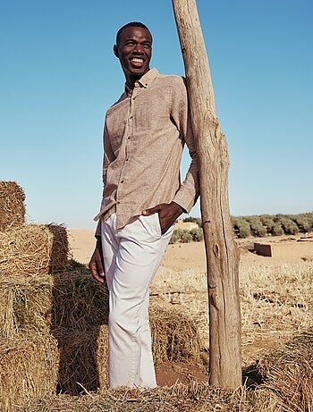 Pantalon chino en twill