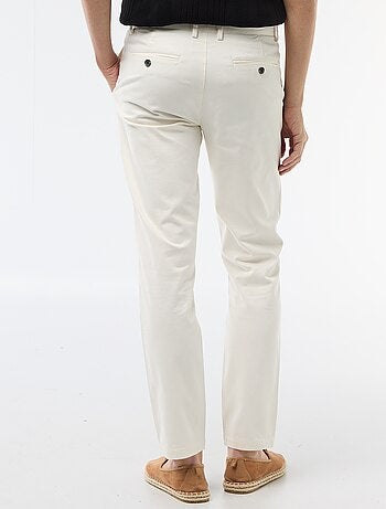 Pantalon chino en twill