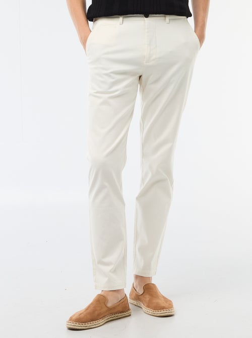 Pantalon chino en twill - Kiabi