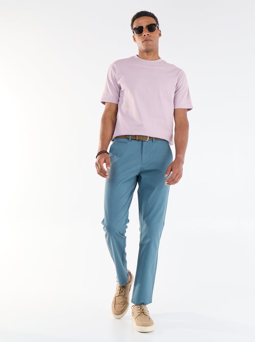 Pantalon chino en twill - Kiabi