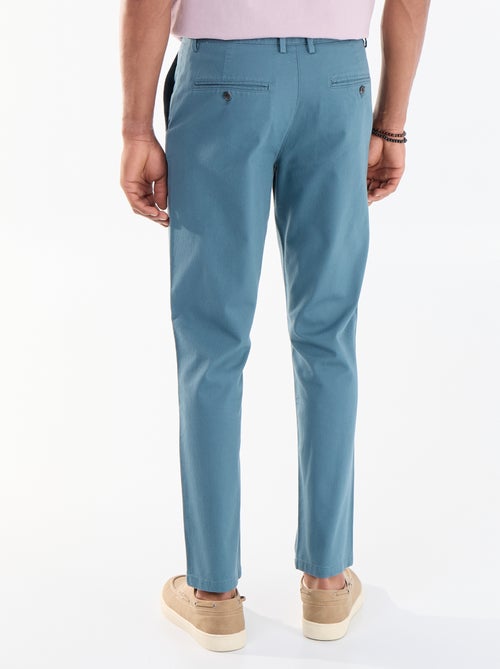 Pantalon chino en twill - Kiabi