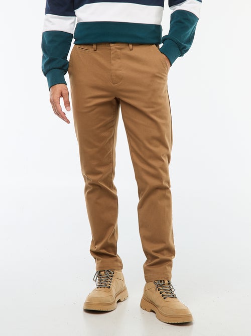 Pantalon chino en twill - Kiabi