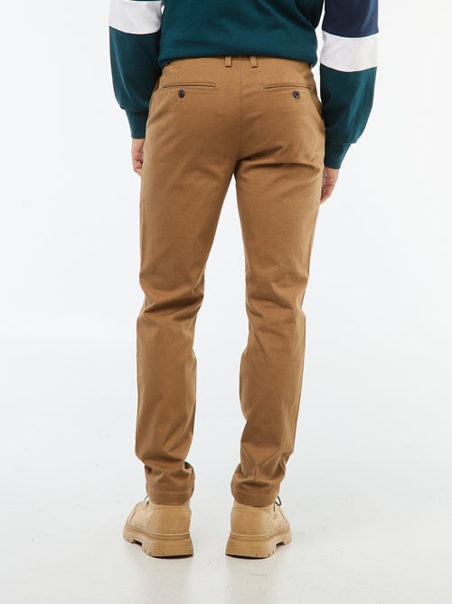 Pantalon chino en twill - Kiabi