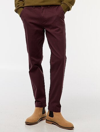 Pantalon chino en twill