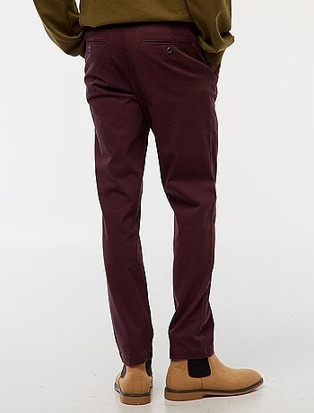 Pantalon chino en twill