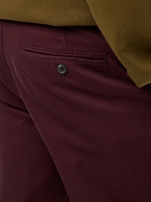 Pantalon chino en twill - Kiabi